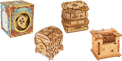 Cluebox casse-tête en bois Boite à enigmes